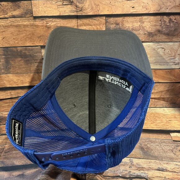 Blattner Energy Hat Cap SnapBack Adjustable Grey Blue Mesh Sun Valley Solar - Picture 5 of 7